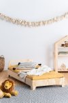 Lit en bois Lit Maison KIKI 2  80x190cm ADEKO