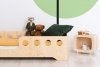 Lit en bois Lit Maison KIKI 5 - L  80x160cm ADEKO
