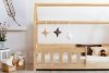 Lit en bois Lit Maison Mila MBP 90x180cm ADEKO