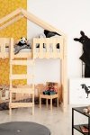 Zippo PA 70x160cm Łóżko piętrowe dziecięce domek Mila ADEKO