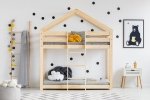 Kinderbett Etagenbett Häuschenbett Mila DMP 80x190 ADEKO