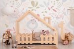Lit en bois Lit Maison DUDU  70x160cm ADEKO