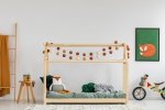 Lit en bois Lit Maison  Mila M 80x180cm ADEKO