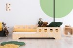 Lit en bois Lit Maison KIKI 5 - L  80x180cm ADEKO