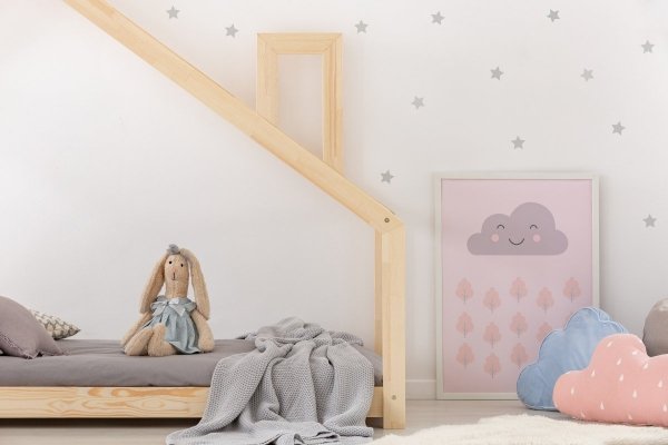 Dětská postýlka postel domeček Mila DMS 90x200 ADEKO