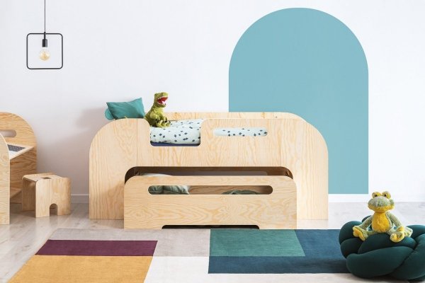 Dětská postýlka postel domeček AIKO 80x200 ADEKO