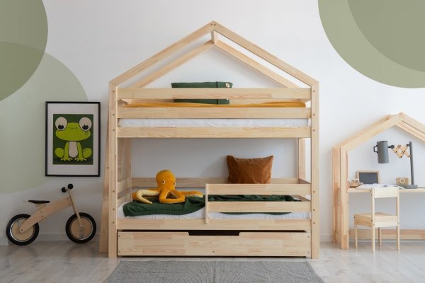 Dětská postýlka patrové postel Mila DMPB 80x190 ADEKO