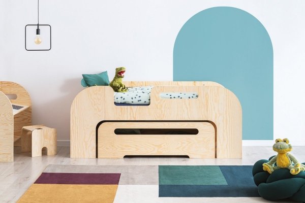 Dětská postýlka postel domeček AIKO 70x140 ADEKO