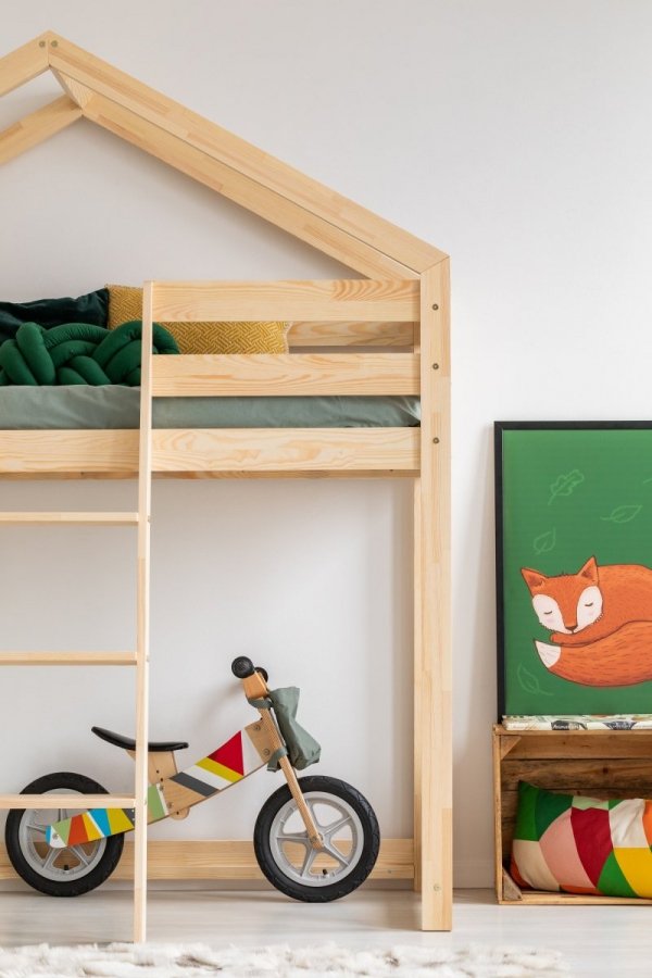 Kinderbett Etagenbett Häuschenbett Mila DMPA 90x190 ADEKO