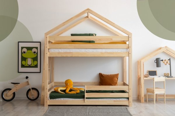 Kinderbett Etagenbett Häuschenbett Mila DMPB 90x180 ADEKO