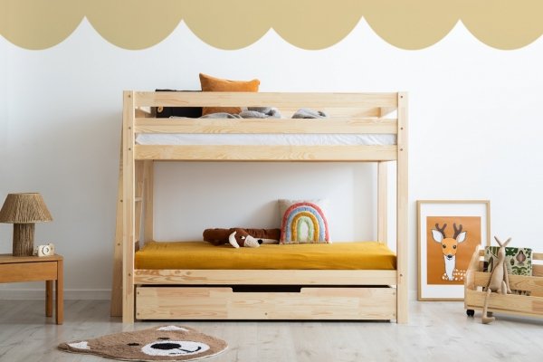 CLPB 70x140cm Łóżko piętrowe dziecięce  Mila ADEKO