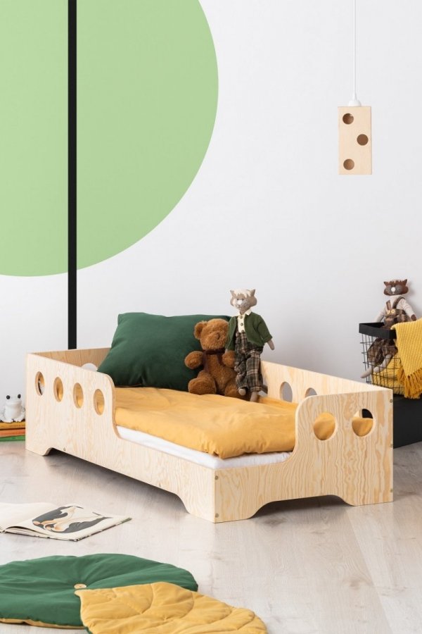 KIKI 5 - P  80x150cm Łóżko dziecięce drewniane ADEKO