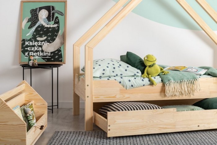 Loca A 70x160cm Łóżko dziecięce drewniane ADEKO