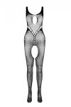 BS078 Bodystocking  Biały 