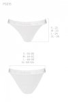 PS015 PANTIES białe sportowe figi