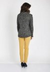 MKMSwetry Nicola SWE 103 Grafitowy sweter damski