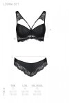 LOONA SET Czarny zestaw dwuczęściowy 