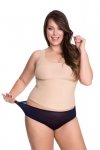 Julimex Flexi-one plus size maxi czarne figi damskie