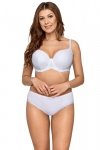 Ava 1263 Painel biały biustonosz usztywniany plus size