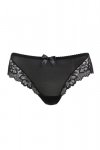 Mat 053/4 Carmela czarne stringi damskie 