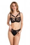 Gorsenia Just black 826 stringi damskie