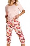 Taro Lily 3116 01 różowa piżama damska