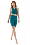 Gabriella Seamless halter rib 1203 emerald top sportowy