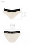 PS001 PANTIES ecru figi bawełniane z koronką