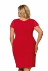 Donna Tess czerwona plus size Koszula nocna