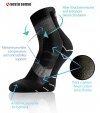 Sesto Senso Frotte Sport Socks czarne Skarpety