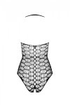 BS087 Bodystocking Czarny 