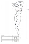 BS079 Bodystocking Biały 