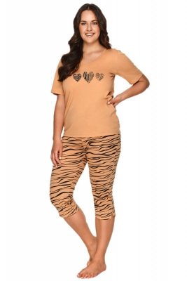 Taro Yelena 2696 ruda piżama damska plus size