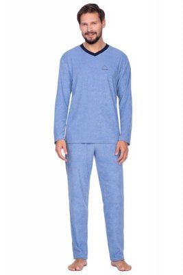 Regina 592 jasno niebieska plus piżama męska