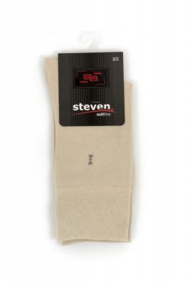 Steven 056 65 jasno beżowe skarpety męskie