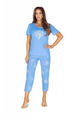 Regina 624 niebieska piżama damska