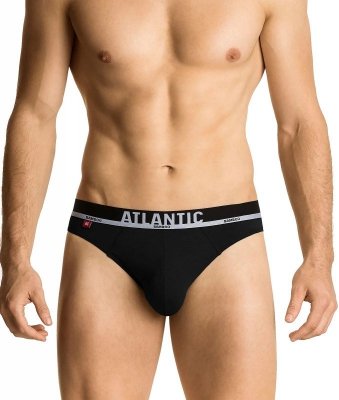 Atlantic Sport 1565 czarne slipy męskie 