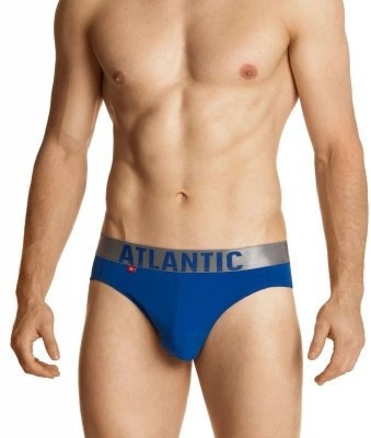 Atlantic 130 3-pak nie/fio/cza slipy męskie