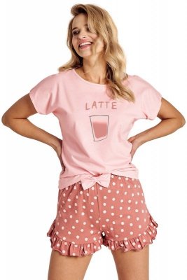 Taro Frankie 3126 02 różowa piżama damska