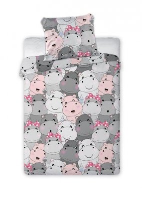 Faro Bąbelkowo 003 Hippo 100x135 komplet pościeli 