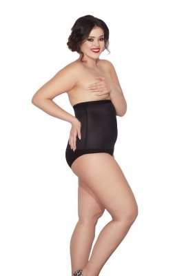 Mitex Iga Intense Wysoka talia Czarne figi modelujące