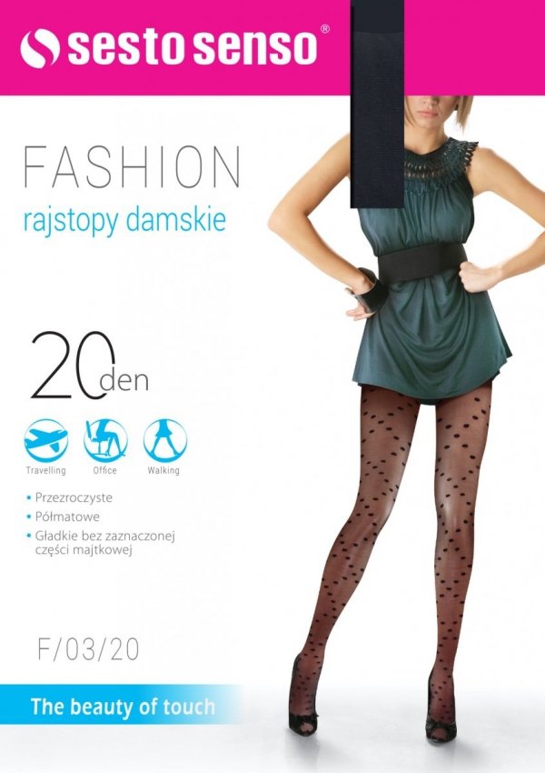 Sesto Senso Fashion 20 DEN F/03/20 Rajstopy damskie