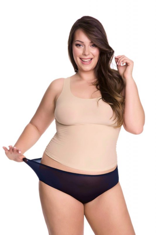 Julimex Flexi-one plus size maxi czarne figi damskie