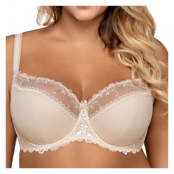 Ava 1030 Novato beżowy biustonosz półusztywniany plus size