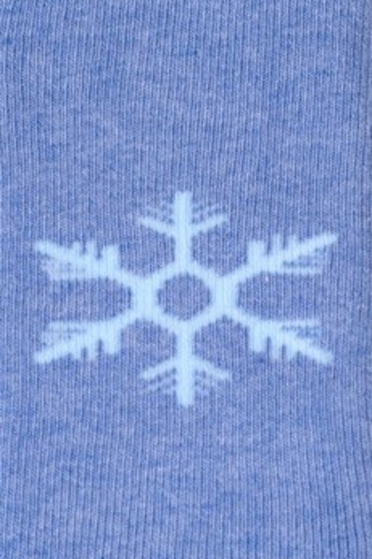 Steven 156 004 niebieskie śnieżynka skarpetki dziecięce 