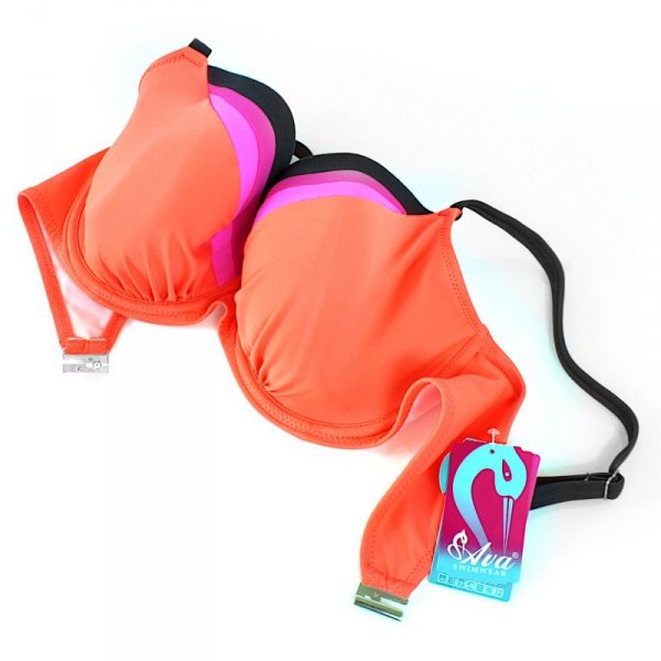 Ava 155 neon orange biustonosz kąpielowy 