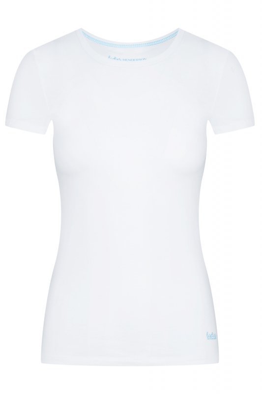 Henderson Ladies blue line 38119 biała koszulka damska