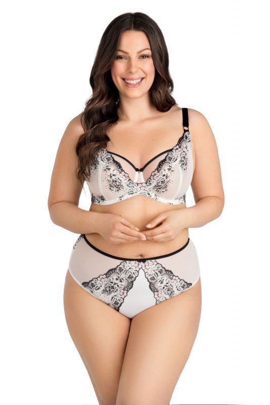 Gorsenia 841 Black and White figi damskie