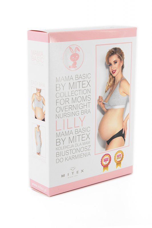 Mitex Lilly czarny biustonosz do karmienia 