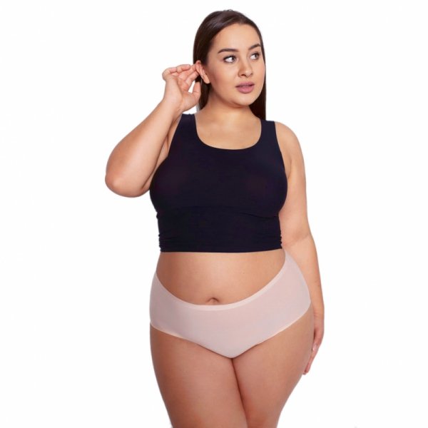 Julimex Flexi-one maxi beżowe plus figi damskie